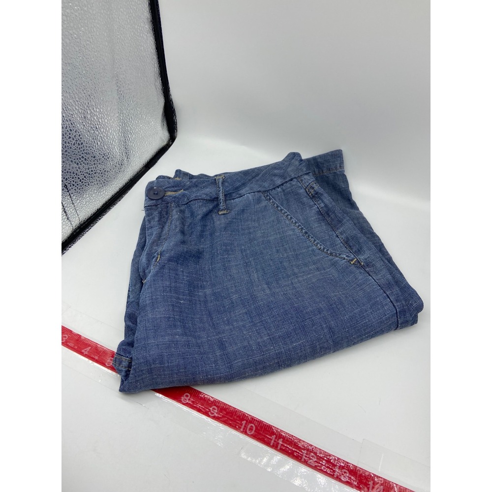 Level 99 Bermuda Shorts Blue Denim Chambray Kamalia Wash 27
Coastal Preppy